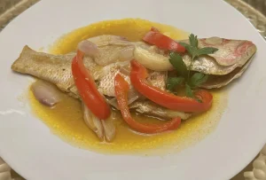 Steamed Red Snapper